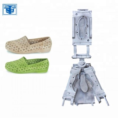 2017 popular PVC air blowing lady design shoe mold